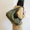 Damen-Umhängetasche Große Canvas-Handtaschen für Damen 2026 Cott-Stoff Fashi Koreanische Weibliche Lässige Tragetaschen Pastorale Einfache Tasche