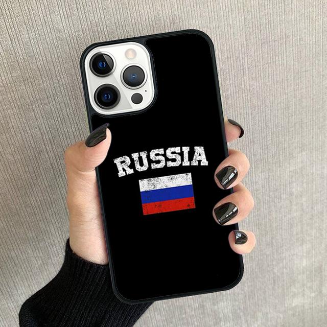Russian Flag Phone Case For iPhone 17 Air 16 15 14 Plus 12 13 Pro Max Soft Bumper Shell Cover Coque