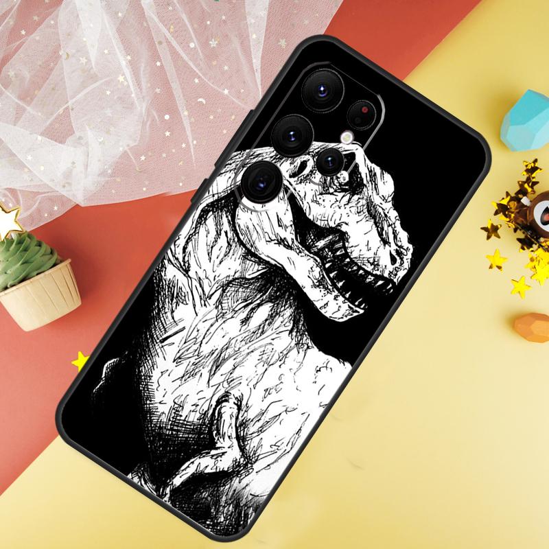 T Rex Dinosaur Tyrannosaurus Phone Case For Samsung Galaxy S25 Ultra S23 S21 S20 S22 S24 FE S9 S10 Plus Cover Coque
