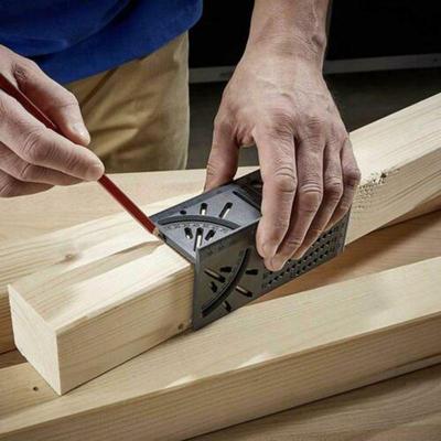 3D Woodworking Ruler Mitre Angle Measuring Gauge Square Size Measure Tool New