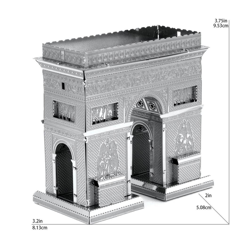 3D Metal DIY Puzzle Model Kit for Adults: Interlocking Educational Toy