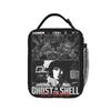 The Glitch In the Ghost Insulated Lunch Bags Large Ghost In The Shell Reusable Cooler Bag Tote Lunch Box  Food Storage Bags