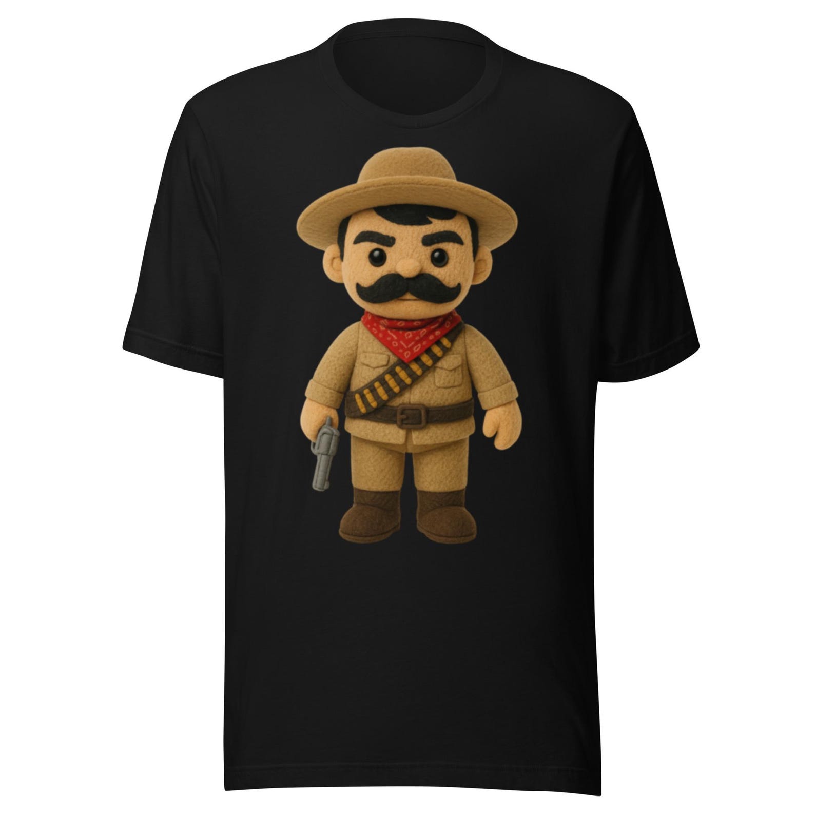 General Emiliano Zapata Mono Peluche Unisex t-shirt XL