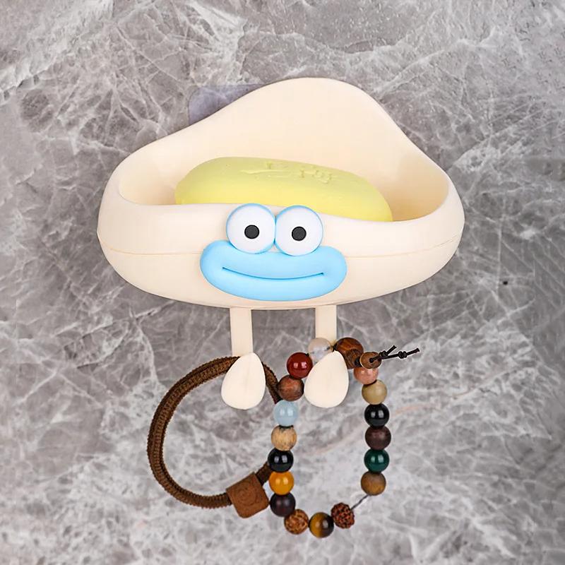 Creative Clouds Soap Box Draining Non-slip Soap Dish Bathroom Accessories Sea White Soap Holder For Home Bath