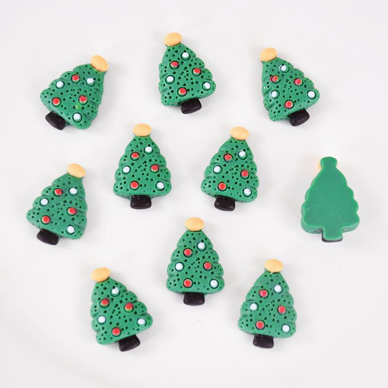 10/20pcs Christmas Mix Resin Crafts Ornament Mini Santa Claus Xmas Tree Figurine DIY Decorations New Year Gifts Party Supplies