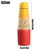 532ml Stainless Steel Water Bottles Vacuum Insulated Bottle Water Tumbler Leak Proof Tumbler Large Jug Drinking Cups