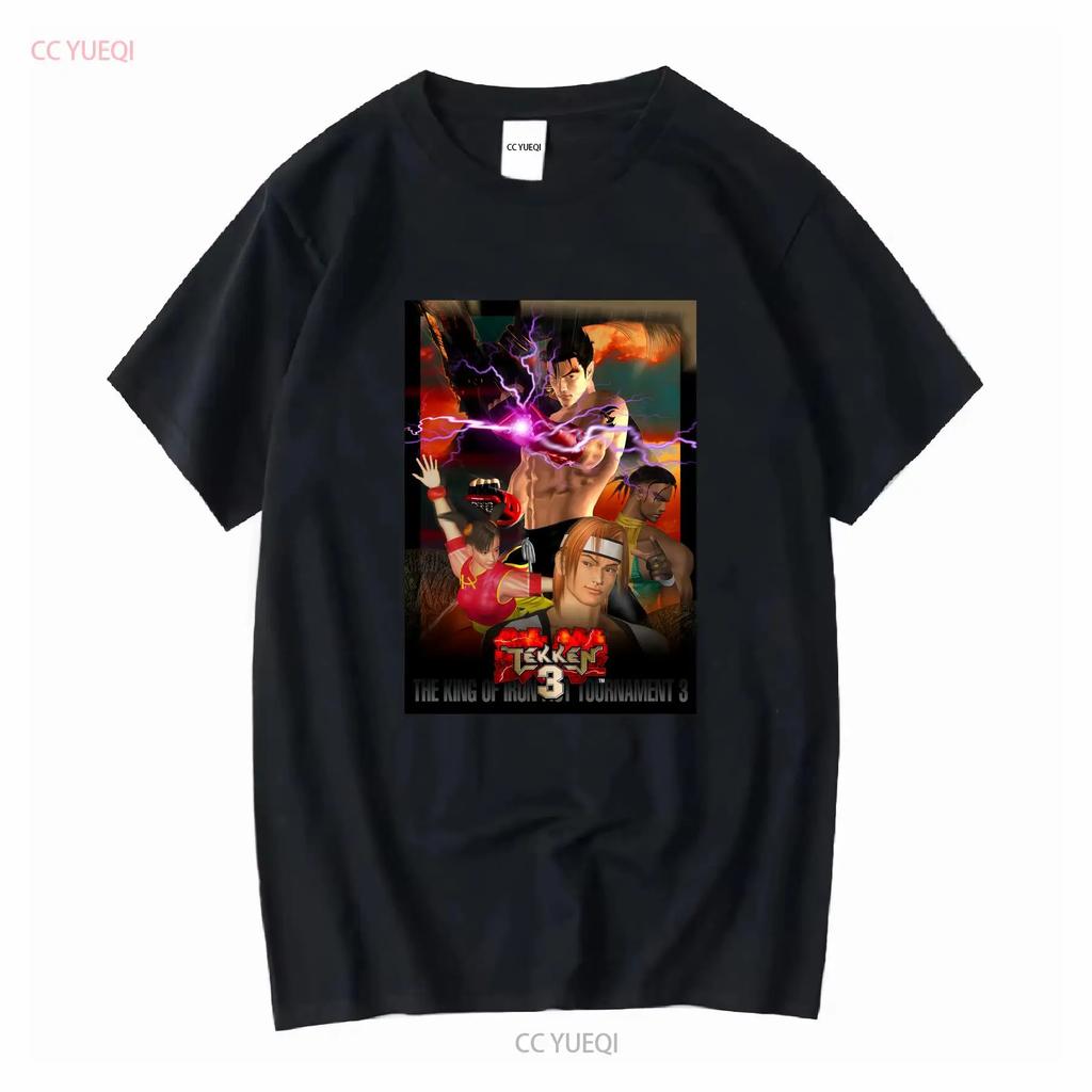 TEKKEN 3 Fighting Videospiel Retro Vintage Stil T-Shirt Größe 2XL vintage Gewaschen Bequem Atmungsaktiv Grafik Mann