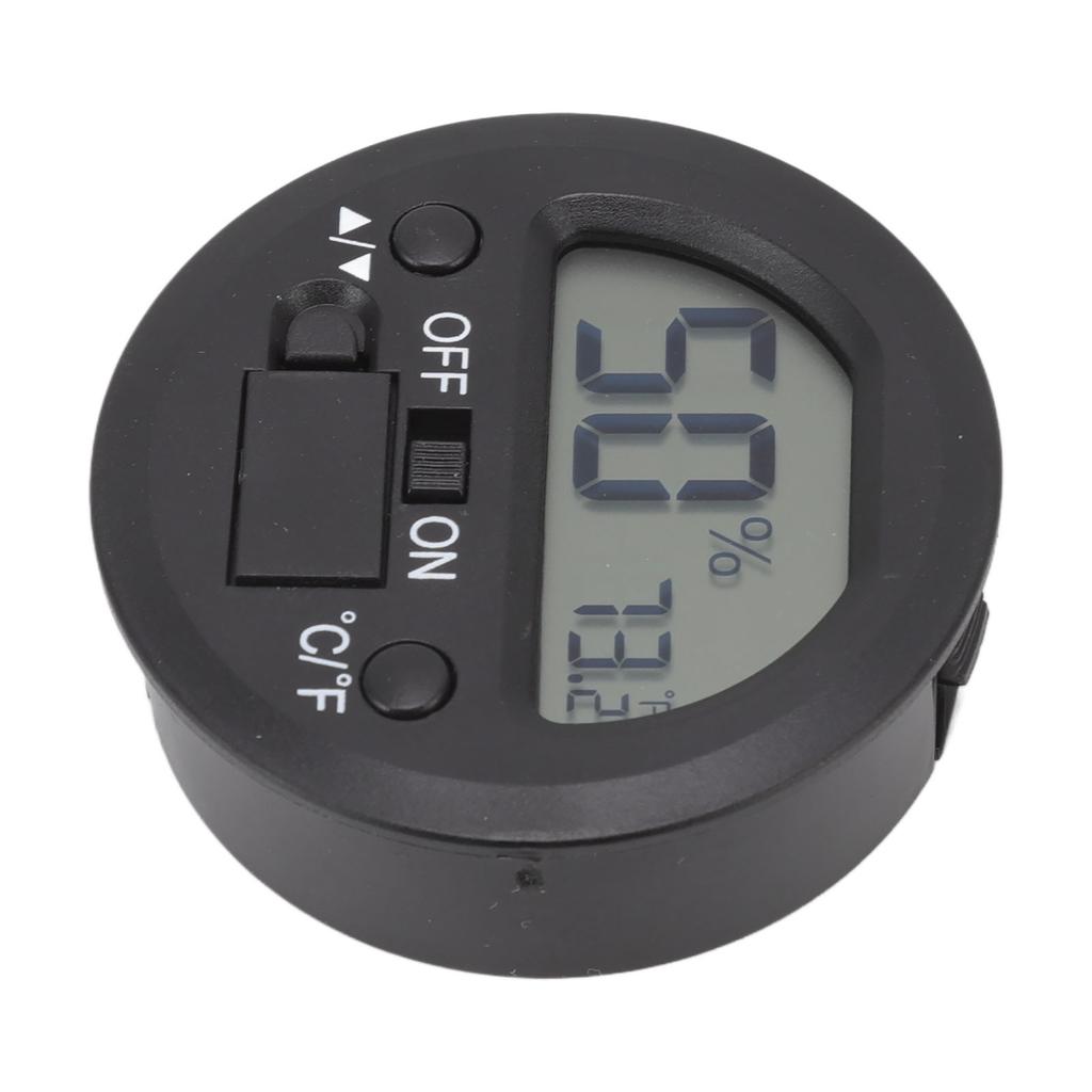 Temperature Humidity Meter Portable Round Embedded Electronic Digital Display Temperature Humidity