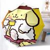 1pc Sanrio Pompompurin Automatic Opening/Closing Umbrella with Foldable Design, 8-Rib Iron Frame Outdoor Umbrella, Perfect Gift for Fans, Travelers, D
