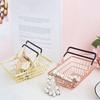 Mini Metall Aufbewahrungskorb Schmuck Organizer Korb Schreibtisch Kosmetik Display Rahmen Foto Requisiten