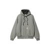 Carhartt WIP SS23 Active Jacket Classic Solid Color Canvas Distressed Loose Cotton Warm Hooded Jacket Men jackets Smoke-Green I027360-1ND-3K