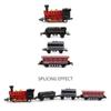 Pull-back Retro Steam Train Model Miniature Simulation Train Toy Pull Back Model Train  Kids Toy