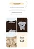 Huzhou Zhili Girls' Short Sleeve Puppy Print Top + Two-Piece Wide Leg Pants Set