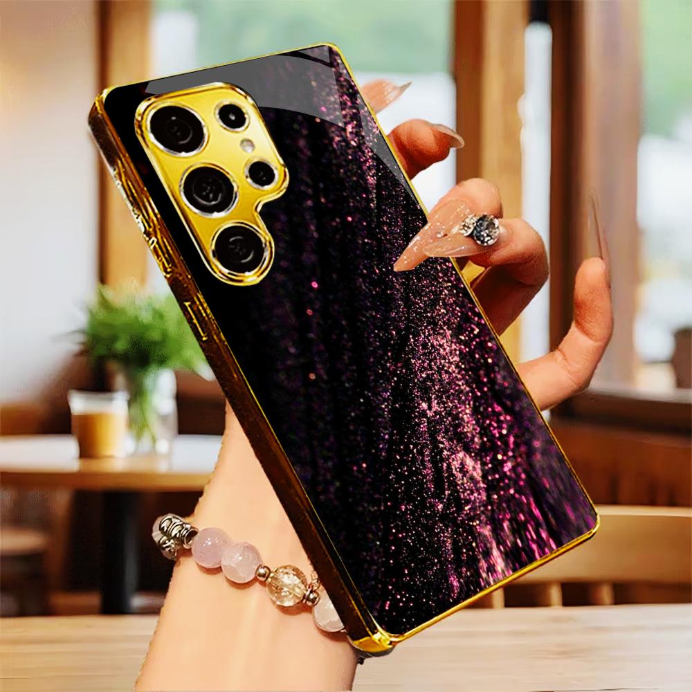 Cellphone New Bestseller Model PhoneCase Electroplated Glass PhoneCase for Samsung Galaxy S26 S25 S24 S23 S22 FE,Ultra,Plus