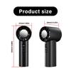 Handheld Digital Screen Fan Electric Fan Adjustable USB Rechargeable Cooling Fan for Office Home and Outdoor Use