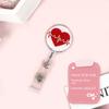 Simplicity Nurse ID Card Clips Easy To Pull Buckle Cute Retractable Badge Reel  Students