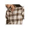 Polo Ralph Lauren Kariertes Langarmhemd mit gesticktem Pony-Logo für Damen braun 211827693-001
