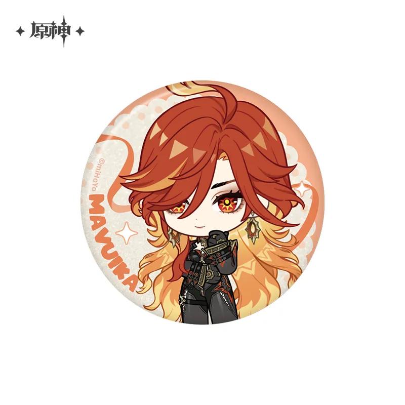 Sunsyea Genshin Impact Official Merch miHoYo Original Authentic XLSY Theme Series Badge Furina Neuvillette Klee Zhongli
