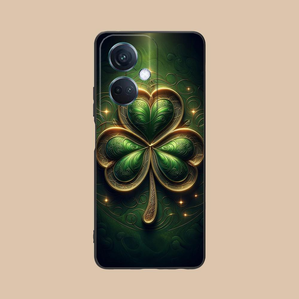 Saint Patrick's Day Mobile Phone Case for OPPO Reno 14 13 12 11 10 9 8 7 6 5 F T Pro 5G Colorful Printing Cover Cover Luxury
