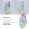 Joint Doll Wig Gradient Color High Simulation Soft Supple 1:3 Doll Wig for 21‑24cm Head Circumference Dolls