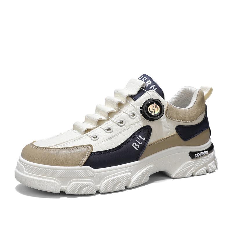 Low-top Martin shoes men's outdoor tooling trendy shoes men's autumn and winter 2024 new casual men's shoes rotating buttons