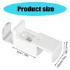 62KD 4Pcs Pleated Blind Bracket Fixing Clip Accessories L-Shape Roller Curtain Clamp