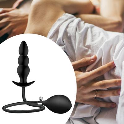 Analkladd ofarlig enkel insättning silikon säker rumpklot sexleksak för hotell