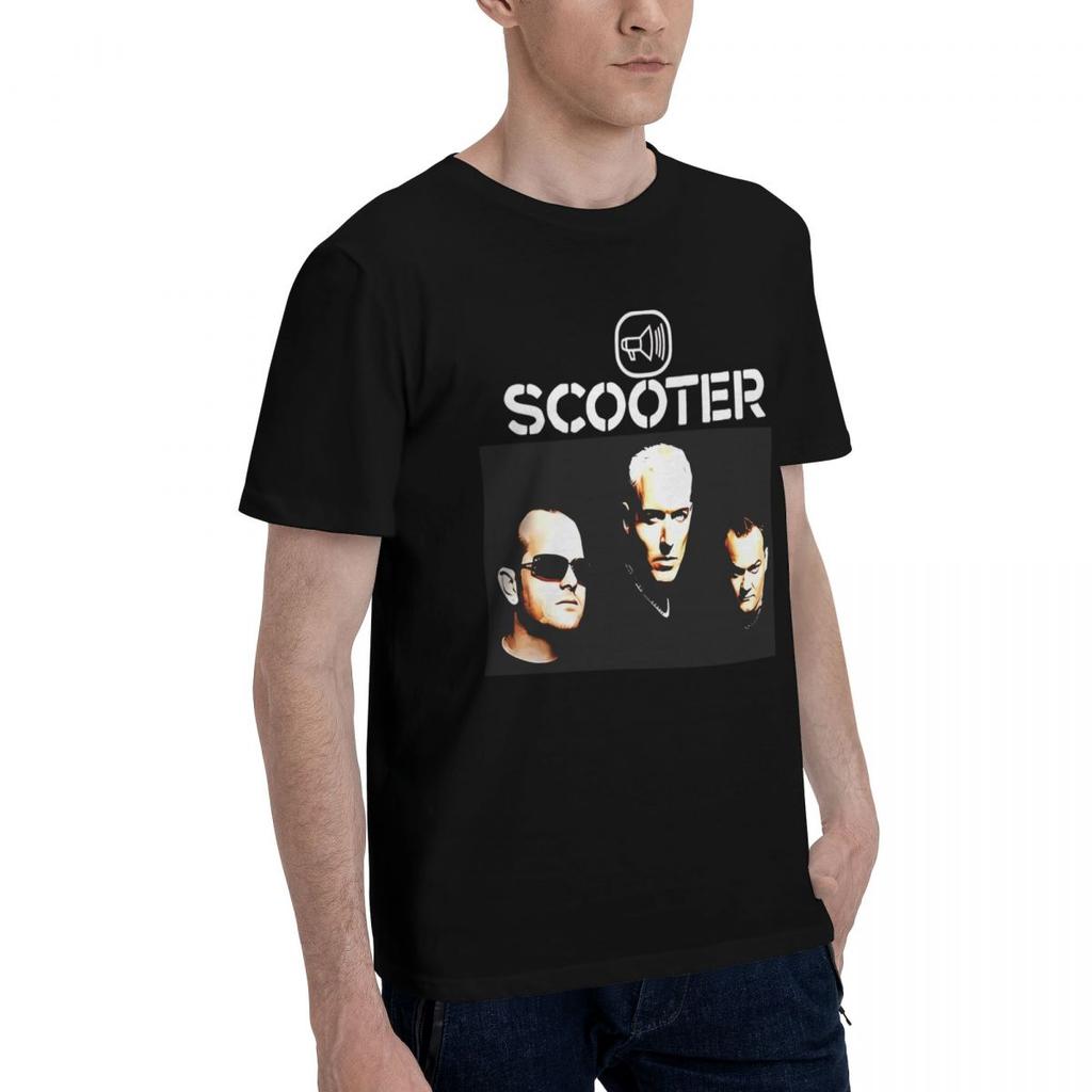New Scooter Techno Hard Trend German Band 100 Cotton Casual Breathable Confortable Man High End Mens Clothing Funny Gift