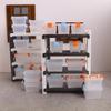 Compact Plastic Organizer: Transparent Mini Storage Box for Medicine, Sundries, and Tools