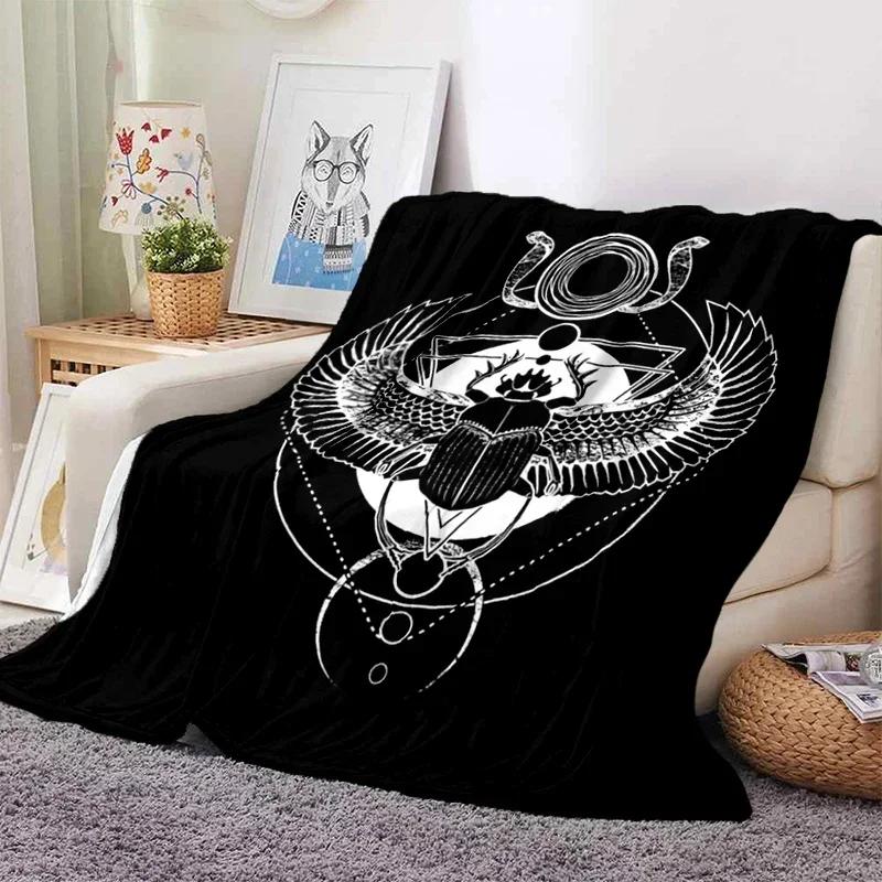 Die Antiken Skandinavischen Nordischen Runen Äxte 3D Weiche Wurfdecke Leichte Flanelldecke