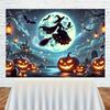 1 piece, a vibrant polyester background fabric for the Halloween night sky, weddings, birthdays, Christmas, and Thanksgiving