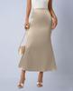 Autumn Satin Slim Fit Fishtail Midi Skirt for Women