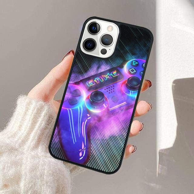 Game Controller Phone Case For iPhone 17 Air 14 15 16 16e 13 12 Max Cover For Apple iPhone 17 Air 11 Pro Max Plus Coque