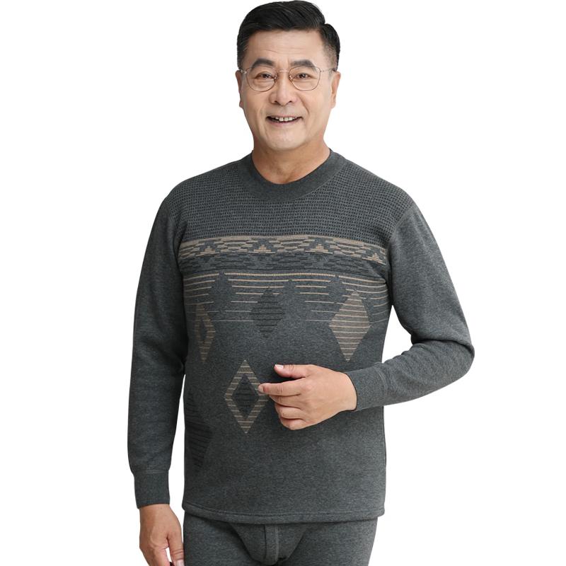 

Hengyuanxiang Men s Thick Lambswool Thermal Underwear Set XL