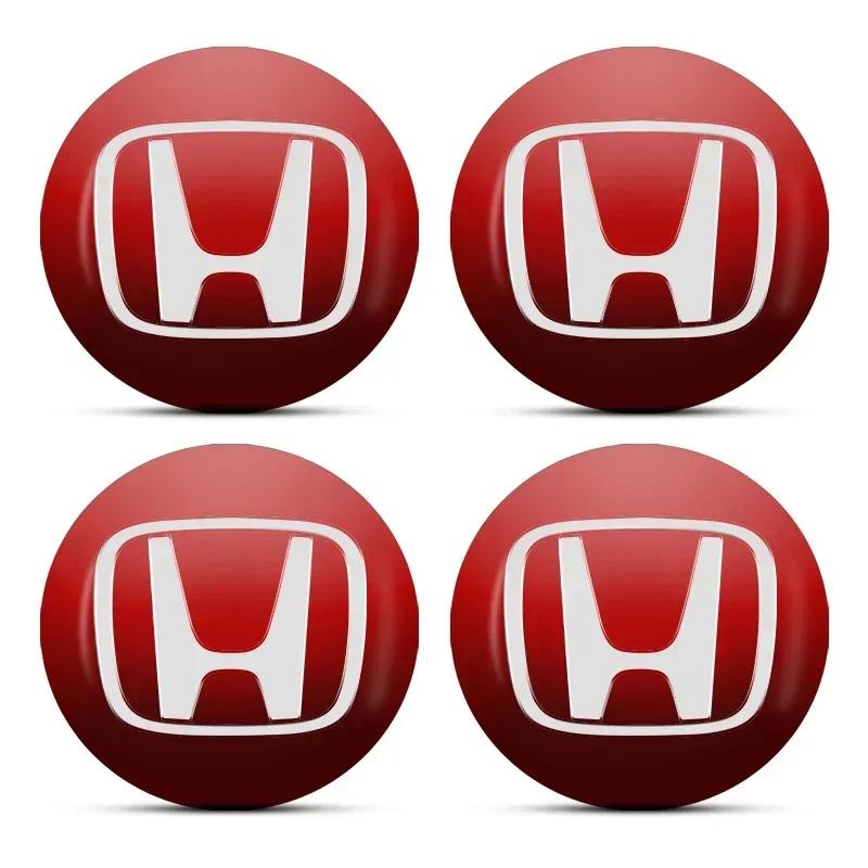 Für Honda 56MM Auto Radnabenkappe Logo Aufkleber Felgenemblem Auto Styling Für Honda Mugen Power TypeR Accord FIT HRV CRV Odys
