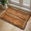 Vintage Farmhouse Wood Grain Floor Mat Anti-slip Durable Washable Floor Mat Patio Entryway Carpet Home Decoration