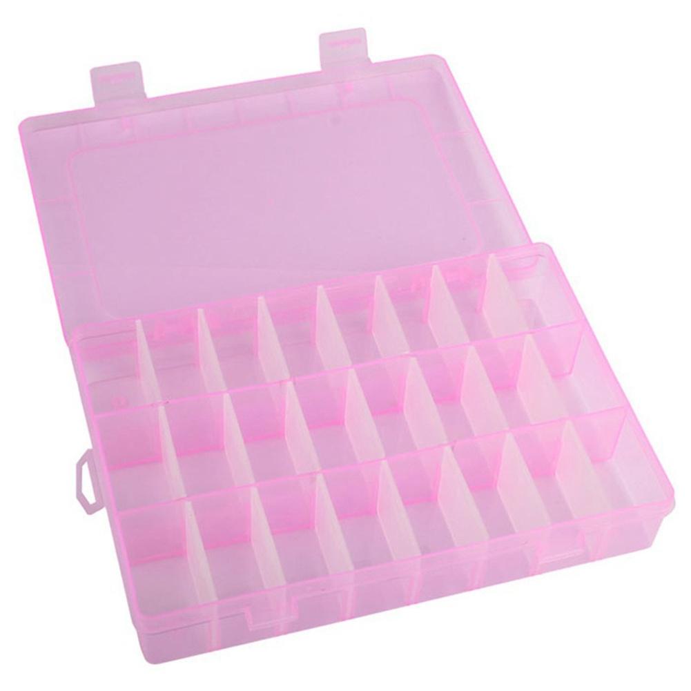 Storage Box Compartment Box 24 Grid High Durability