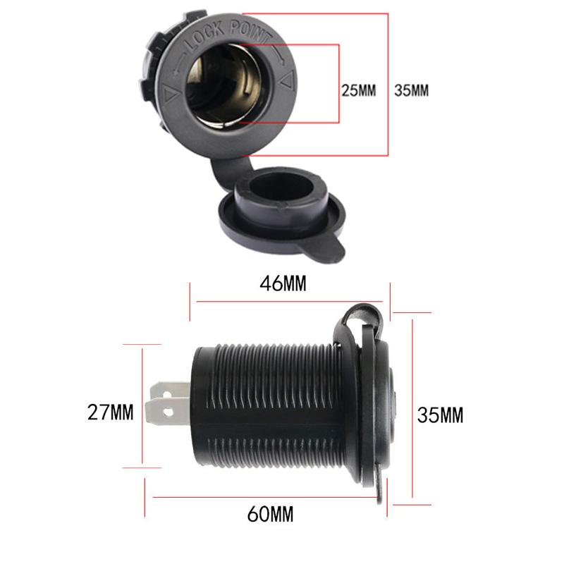 1 2 3 Furos Painel 12V À Prova D'Água Isqueiro Tomada de Energia Substituição Kit DIY para Carro Barco ATV RV Caminhão