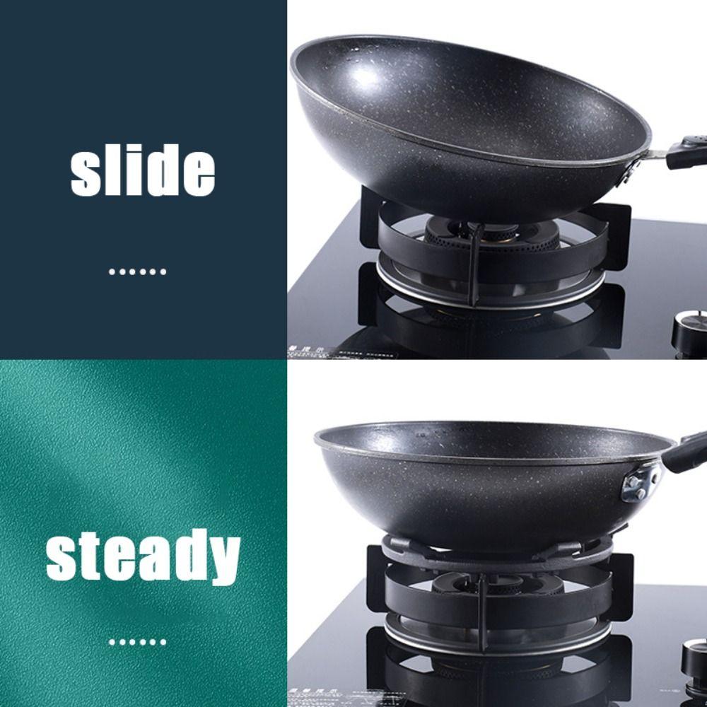 Non Slip Wok Pan Support Uniform Heat Conduction Stove Trivets Gas Stove Bracket  Home