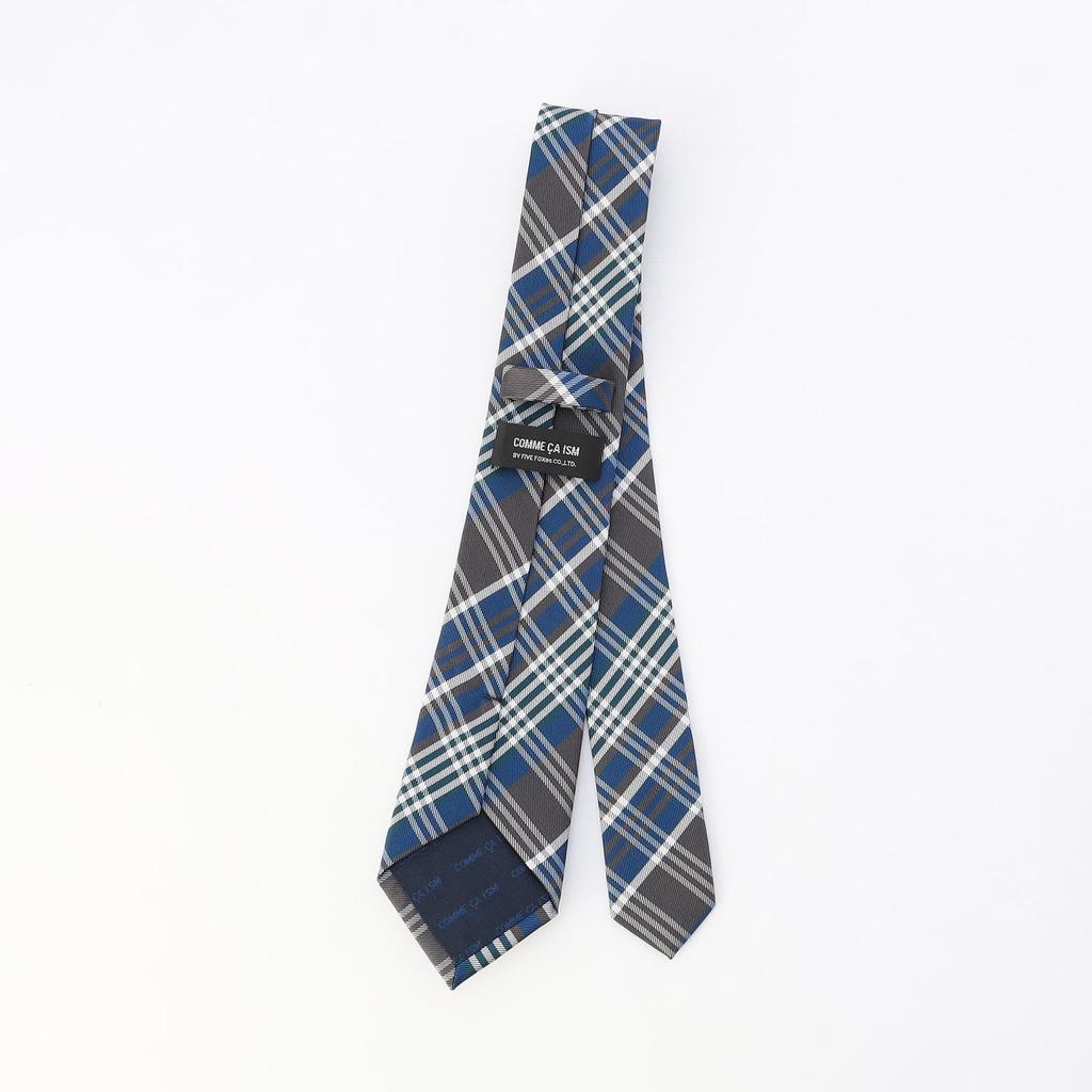 [Comme Ca Ism] Checkered Tie 47-06NO09-206 Gray x Blue F