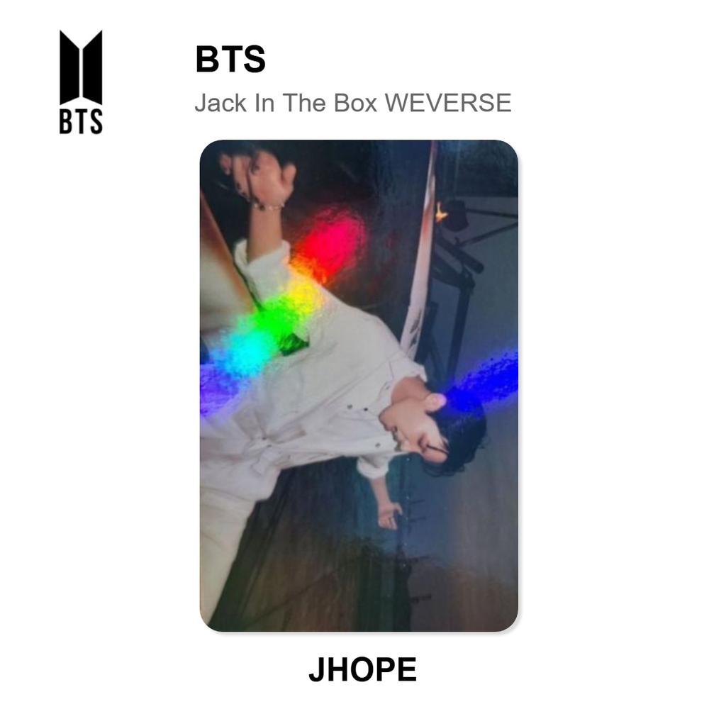 BTS Jack In The Box WEVERSE Official Photocard