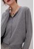 Round Neck Long Sleeve Knit Cardigan - Women's Versatile Solid Color Sweater for Spring and Autumn