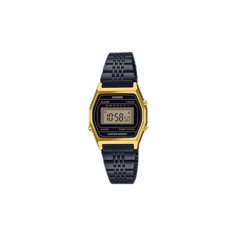 

Casio YOUTH Series-Silicone Small Squares Daily Waterproof Quartz Movement Stainless Steel Strap Japanese and Korean Watch 30.4mm Men s LA690WGB-1 чорний