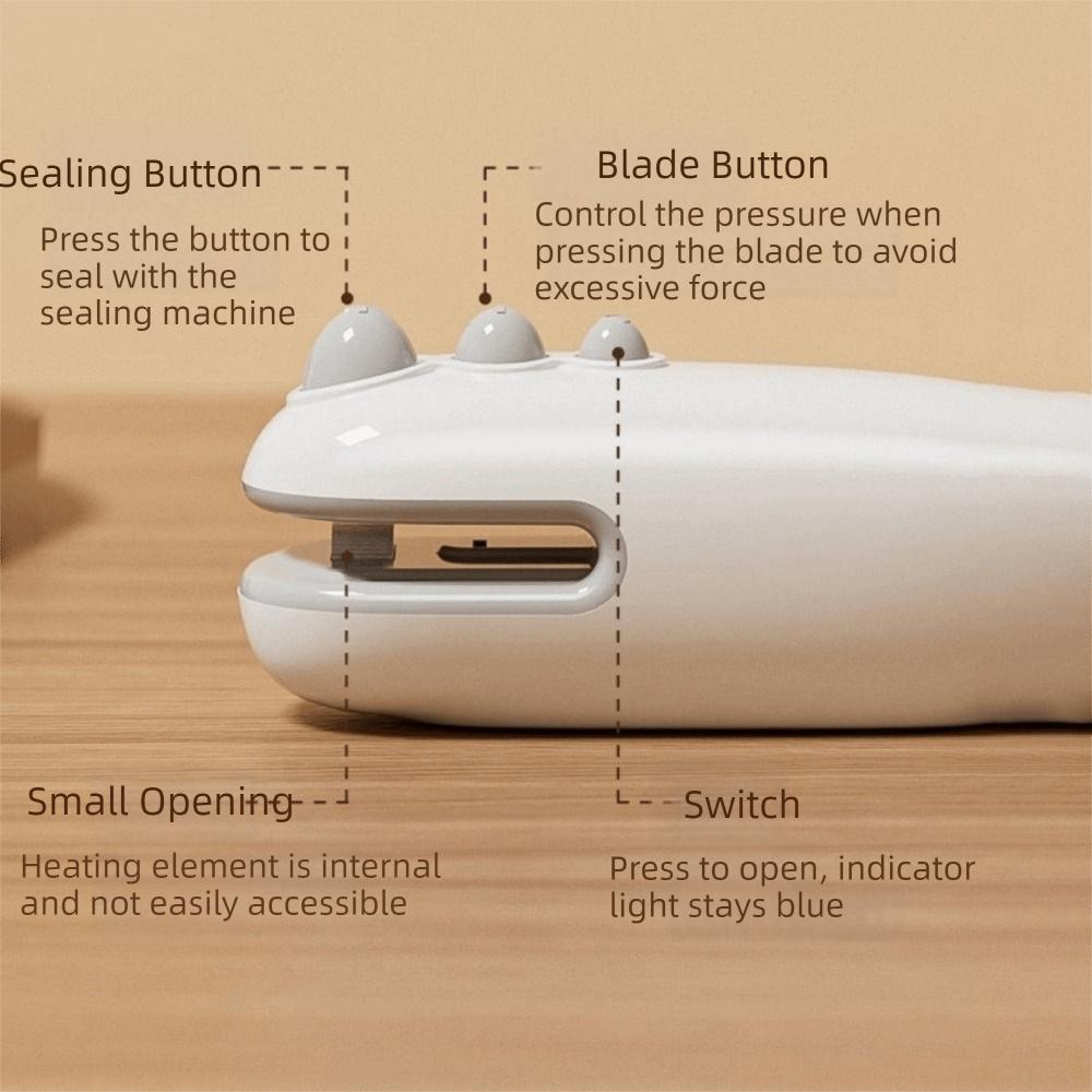 Plastic Spices Bag Sealing Machine Handheld Mini Bag Sealer Food Heat Sealer  Refrigerator