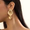 Ingemark 3 Styles Elegant Vintage Gold Color Stripe Stud Earrings Women Hyperbole Geometric Piercing Earrings Classic Jewelry
