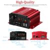Motorcycle Anti Theft Speaker BT MP3 Player 4 Channel Audio Stereo Amplifier System with LCD Display 4pcs 3 Inch
