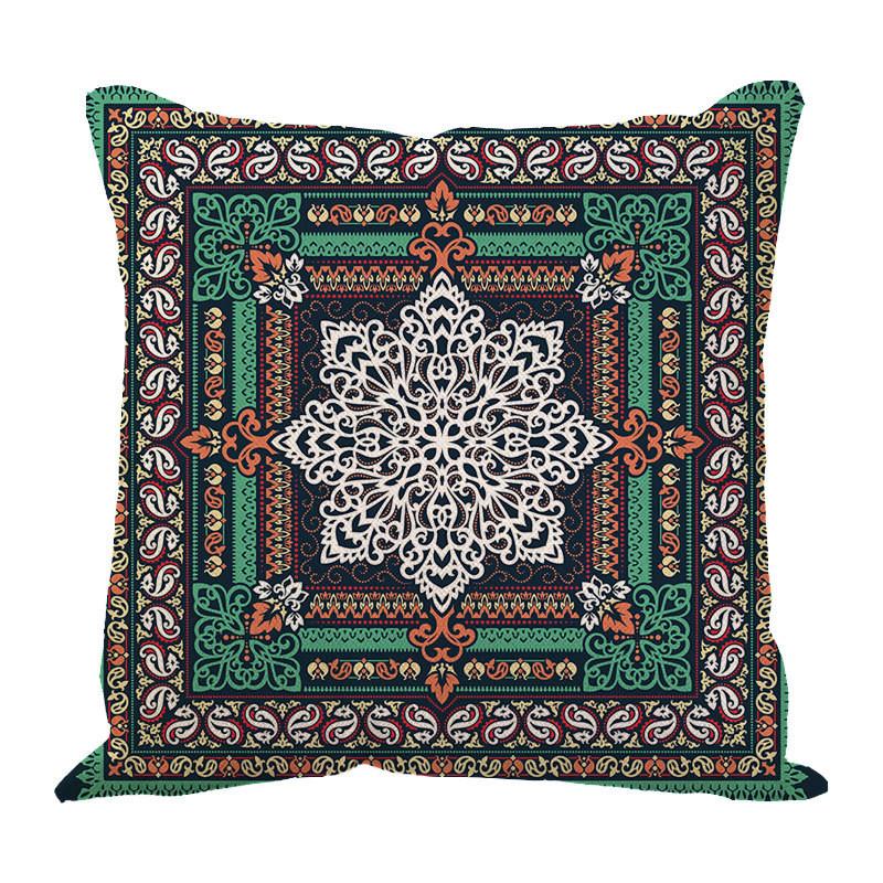 Modern Minimalist Plush Waist Pillow Case Set With Plant Floral Print