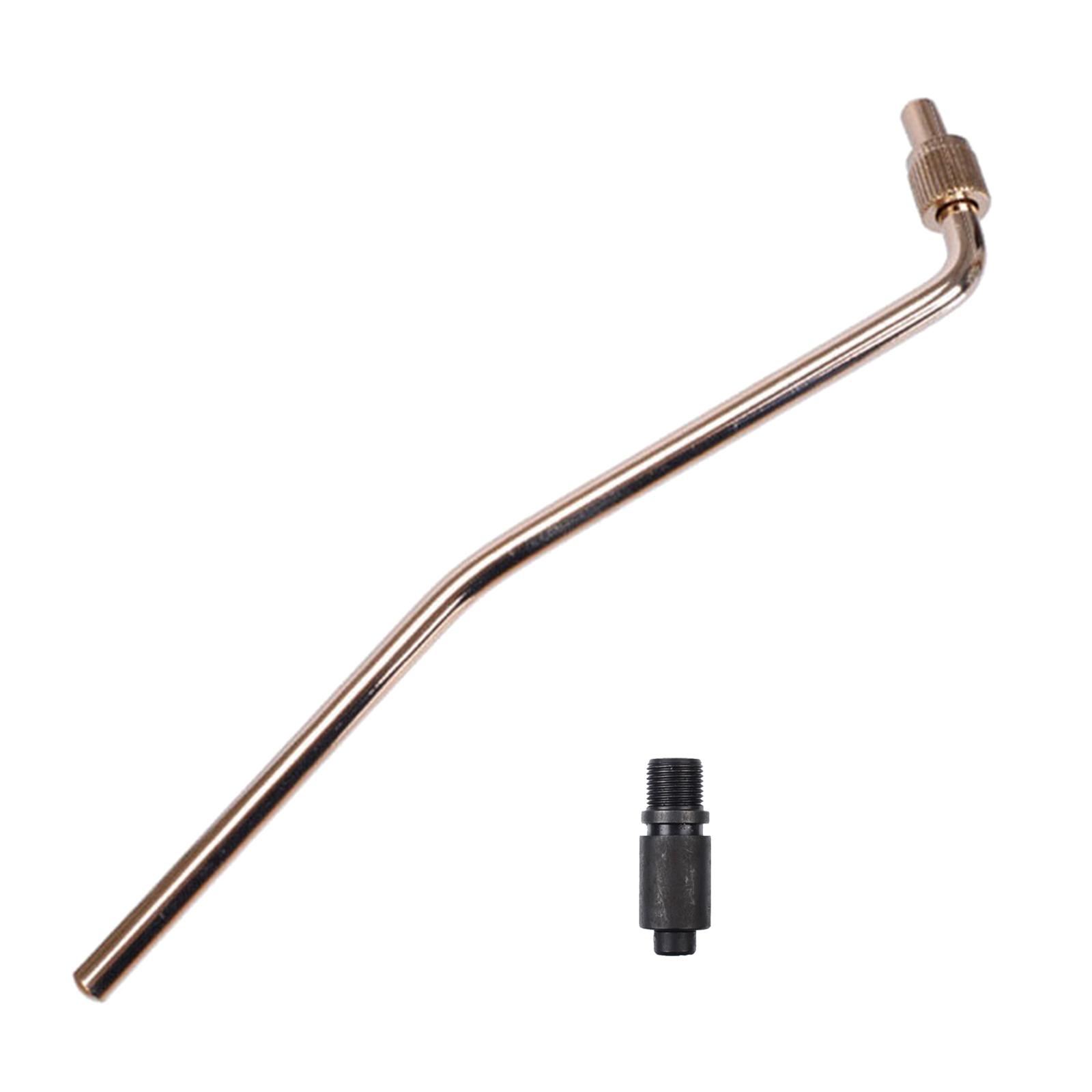 

Рычаг двойного тремоло для гитары с гнездами для рычага тремоло, гнездо для рычага двойного тремоло для тремоло-бриджа электрогитары золотой