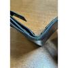 Used PRADA Black Leather Bifold Wallet Saffiano Leather Triangle Logo