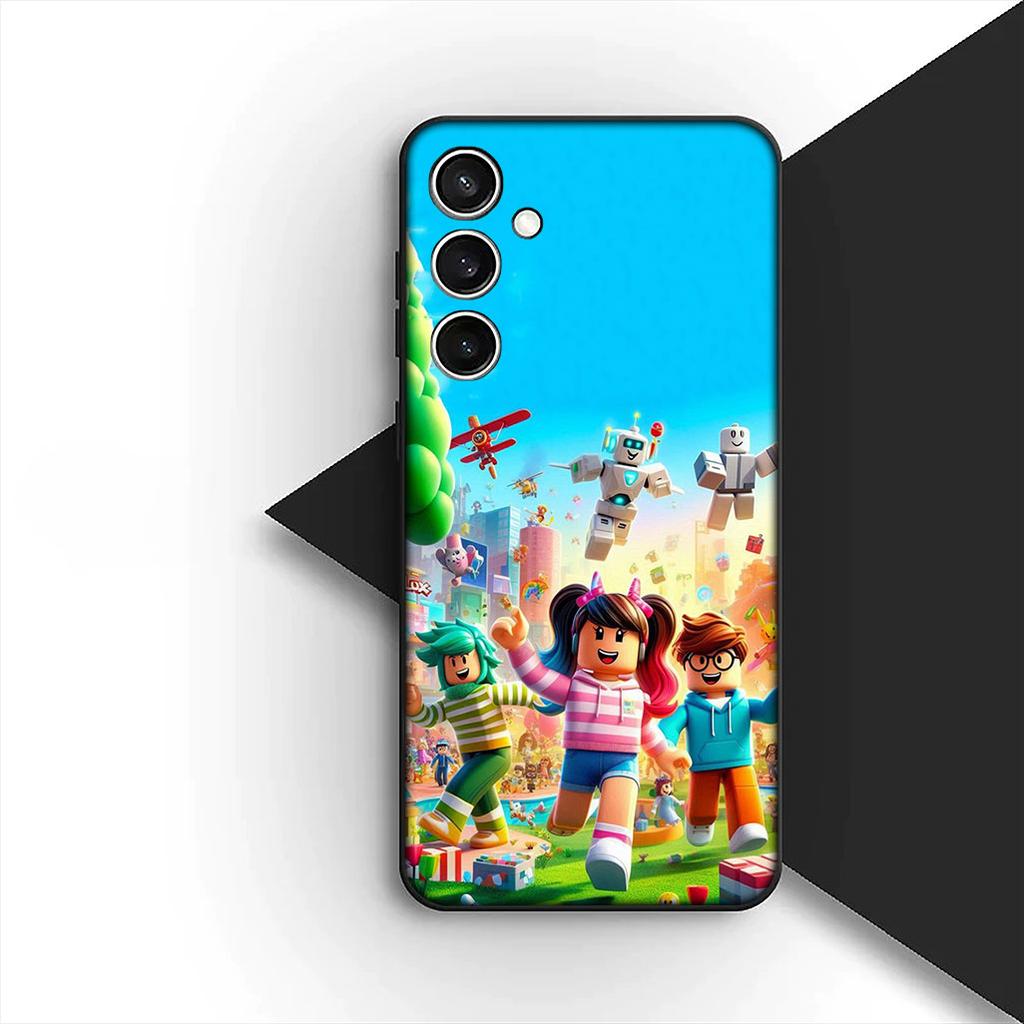 Cartoon R-Robloxs Wallpaper Phone Cover for Motorola Moto G06 G86 G57 G14 G34 G24 A54 G15 G17 Power G77 G87 Protective Case